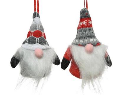 Santa Gnome 5" GreyRd Ast