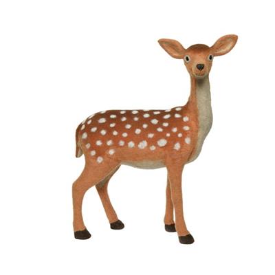 Deer 22"x 30" Wool Tan