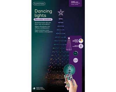 LED Lit Tree 205L 5' Multi Dancing Lght