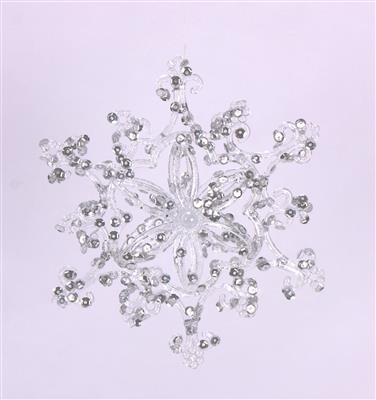 Acrylic Snowflake Orn 5" x6