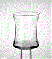 Gathering Vase 8"x6-1/8"op Clr
