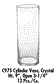 Cylinder Vase 9" C975/888C Clr