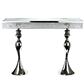 Crystal Console Table 43"x 12"x 31" Silver