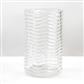 Waves Vase 4.35"x 7.5" Clear