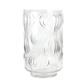 Art Glass Vase 10"x 6" Clear