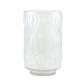 Art Glass Vase 10"x 6" Frosted