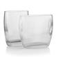 Ribbed Oval Vase 7" Clear