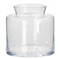 Clear Glass Planter 7.5" 