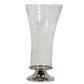 Nickle/Glass Vase 28"