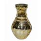 Mercury Glass Vase 6"x 3.5" Gold