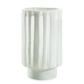 Draper Vase 4.75 x 7.75" White