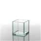Glass Plate Cube 4" Clr