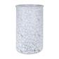 Frst Crackle Vase 4.5"x 8" White