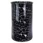 Frst Crackle Vase 4.5"x 8" Blk