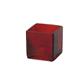Cube Squ 5x5x5"H Red