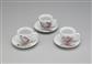 Tea Cups/Saucers Set/6