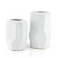 Geo Vase 5.75"x 7.75" White
