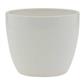 Glazed Cer. Pot 6.5" White