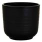 Round Ceramic Pot 4.5" Black