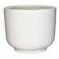 Round Ceramic Pot 6.5" White