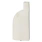 Karis Vase 4"x 2.5"x 8.75" White