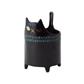 Black Cat Pot 5.5"x 7.5" Black