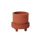 Jane Footed Pot 6.25"x 6" Terracotta