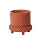 Jane Footed Pot 8"x 7.75" Terracotta