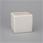 Ceramic Cube 6" White