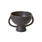 Mitla Footed Compote 9.25"x 8.25"x 6.75" Black
