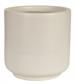 Ceramic Pot 5"White