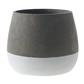 Ash Pot 9.5" x 8" Gray/White