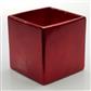 Square Party Pot 6.5" Red
