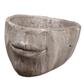 Lower Face Planter 8x15" Gray