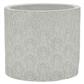 Circle Design Cement Pot 4.5" White