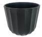 Carve Pot 5.75"x 5" Black