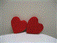 Heart Styro 3" Red