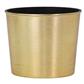 Brush Gold PLastic Pot 4.75"