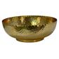 Hammered Bowl 14"x 5" Gold