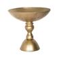 Alum Pedestal Bowl 15"x 14" Gold