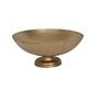 Alum Pedestal Bowl 16"x 7" Gold
