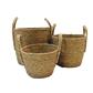 Sew Cattail Basket Set of 3