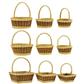 Two Tone Willow Basket Large Asst.
