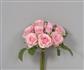 Rose Bouquet @9 9" Pink