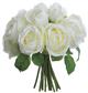 Rose Bouquet @6 10" WH