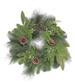 Fresh Holiday Wreath 6" Green