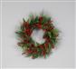 Pine/Mixed Berry Wreath 25"