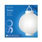Solar Lantern Nylon 9.5" White