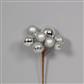 Sequins Ball Pick 20 mm @12 Silver