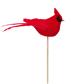 Cardinal Pick 5x2" @12 Red